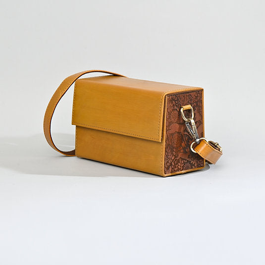 Classic Meets Craft – Handcrafted Teak Wood & Leather Bag
