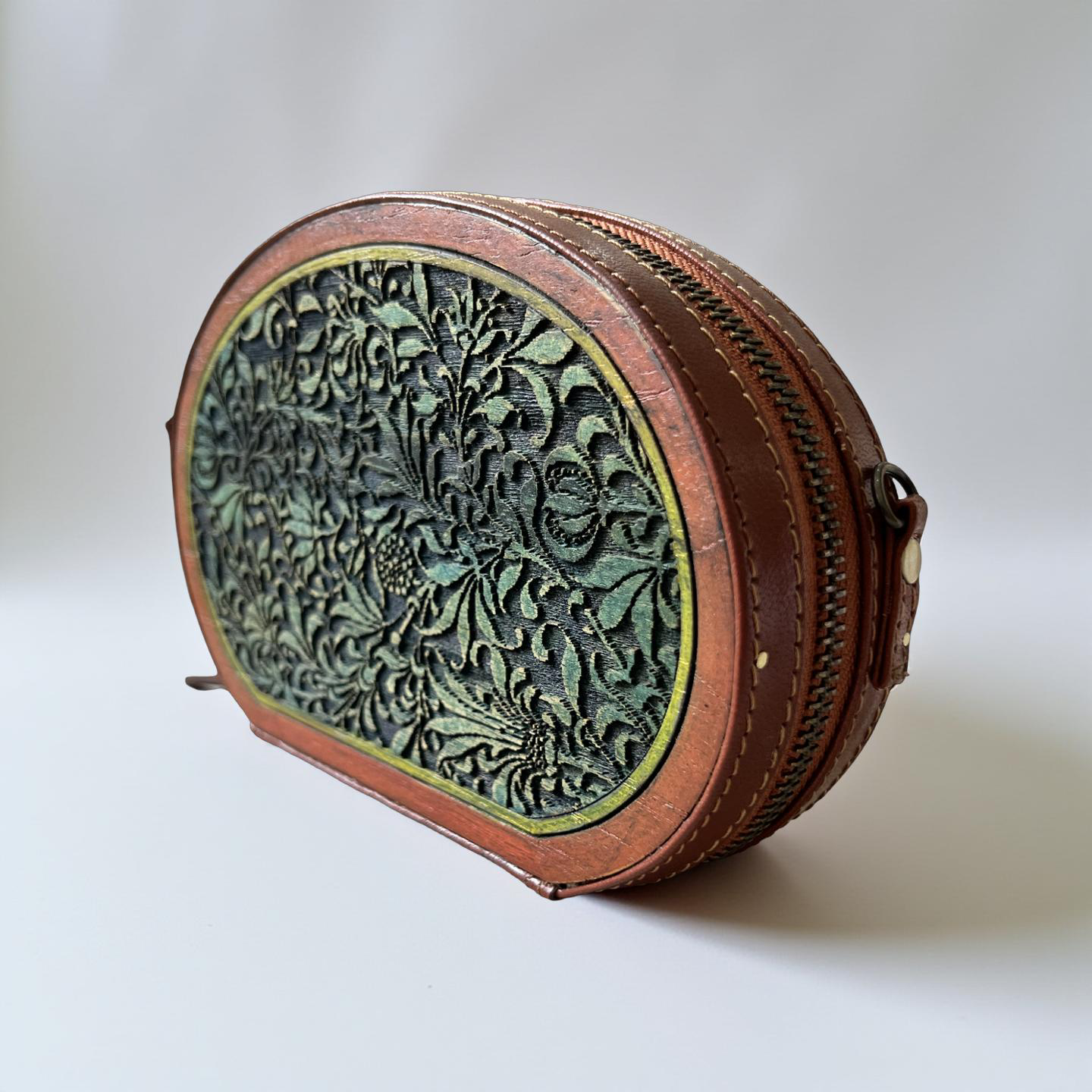 Handcrafted Wooden & Leather clutch – Inspired by Tradition, Made for Today