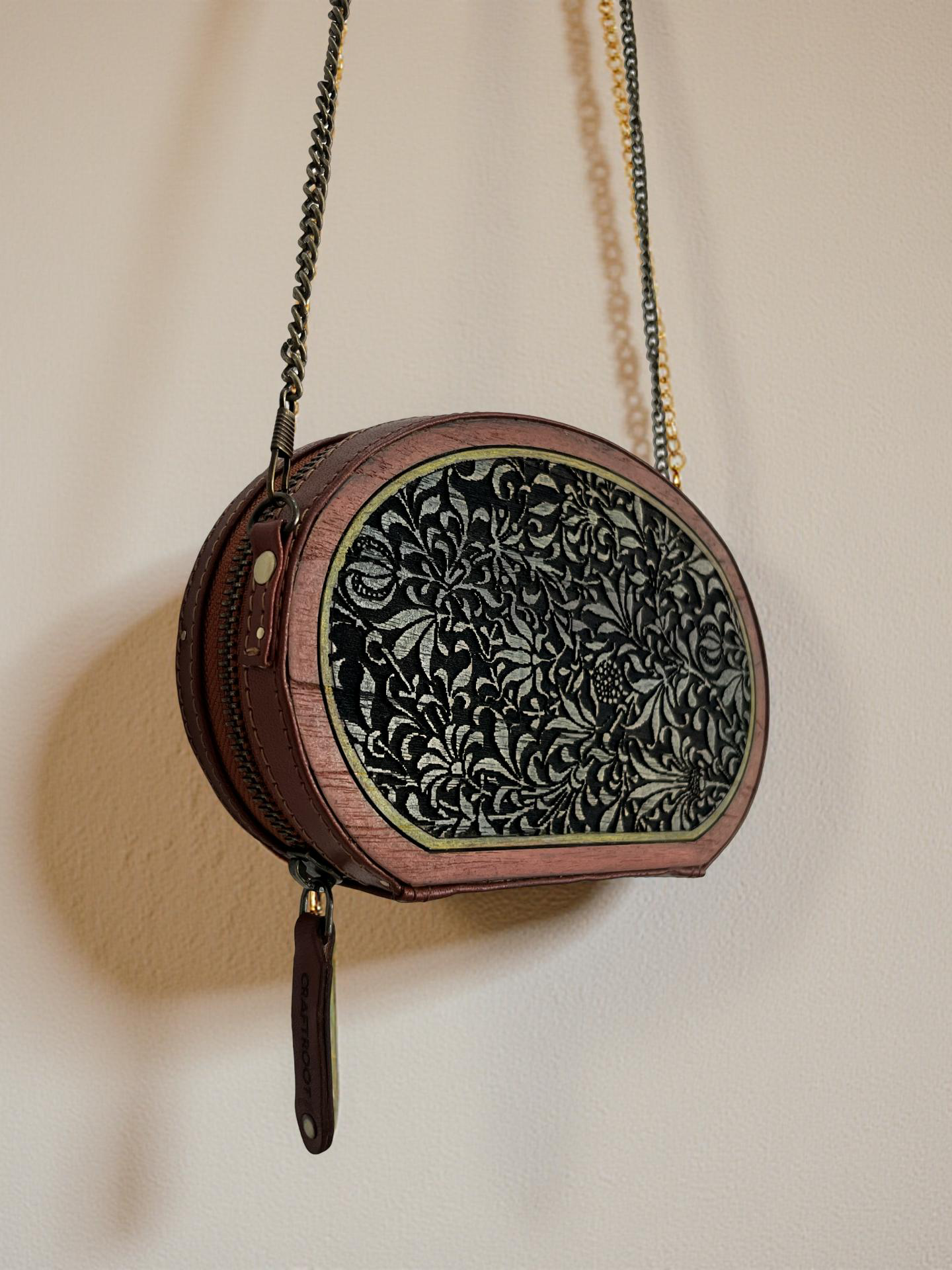 Handcrafted Wooden & Leather clutch – Inspired by Tradition, Made for Today