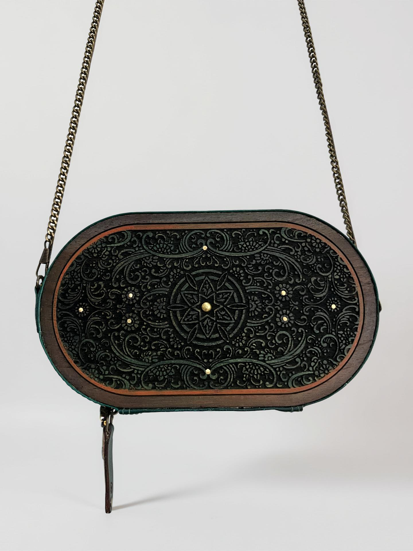Handcrafted Wooden & Leather clutch – Inspired by Tradition, Made for Today