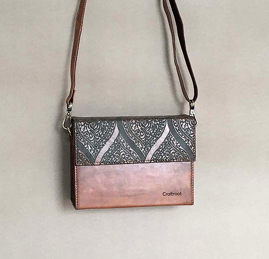 Handcrafted Wood and Leather Sling Bag: Authenticity Never Goes Out of Style