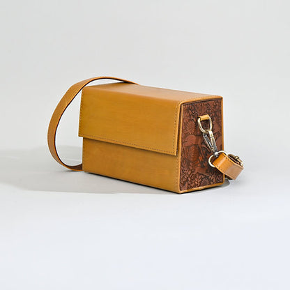 Classic Meets Craft – Handcrafted Teak Wood & Leather Bag