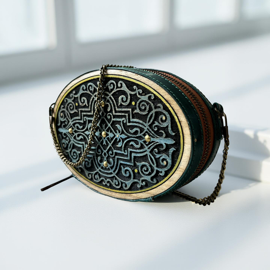 Handcrafted Wooden & Leather clutch – Inspired by Tradition, Made for Today (Copy)