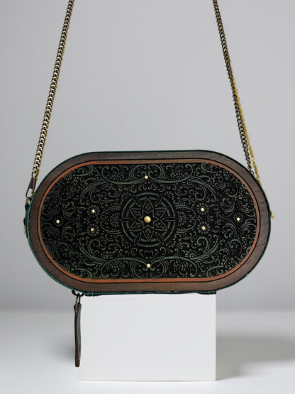 Handcrafted Wooden & Leather clutch – Inspired by Tradition, Made for Today
