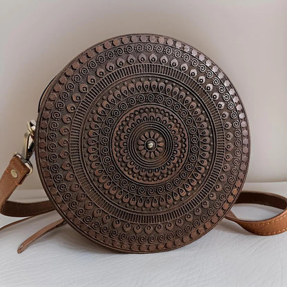 Adorn yourself with wearable art-Round Bag: A Gift of Craft, Character, and Charm