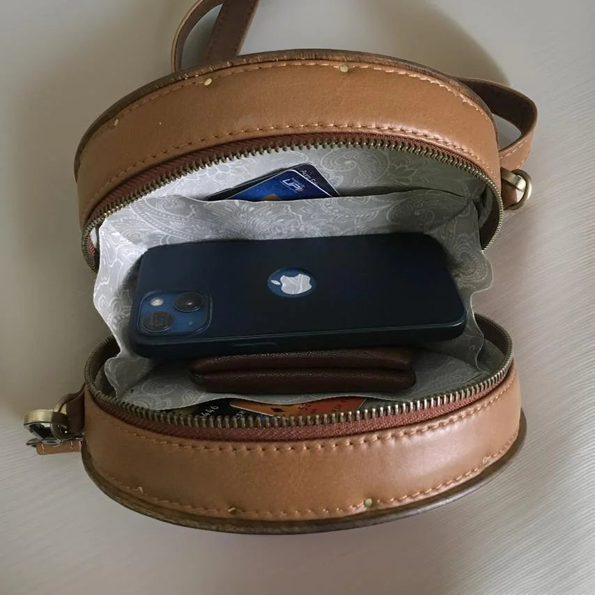 Adorn yourself with wearable art-Round Bag: A Gift of Craft, Character, and Charm