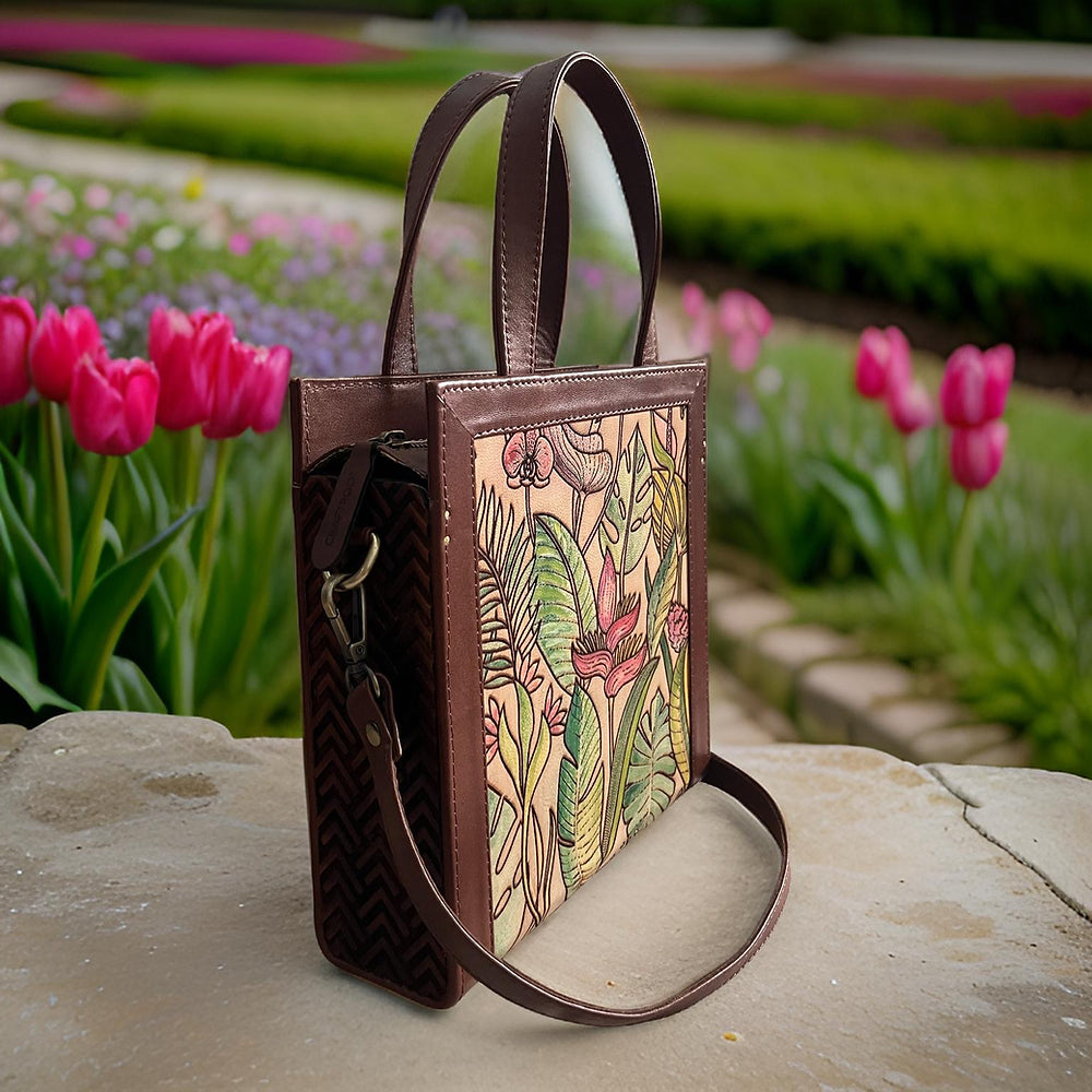 Carry art wherever you go:  Handpainted bag