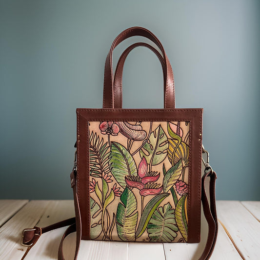 Carry art wherever you go:  Handpainted bag
