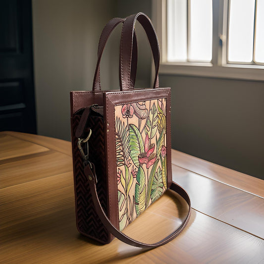 Carry art wherever you go:  Handpainted bag