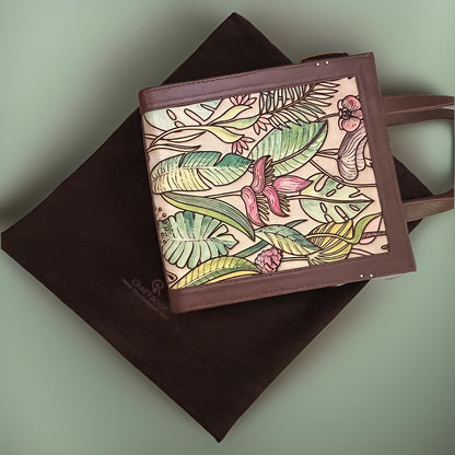 Carry art wherever you go:  Handpainted bag